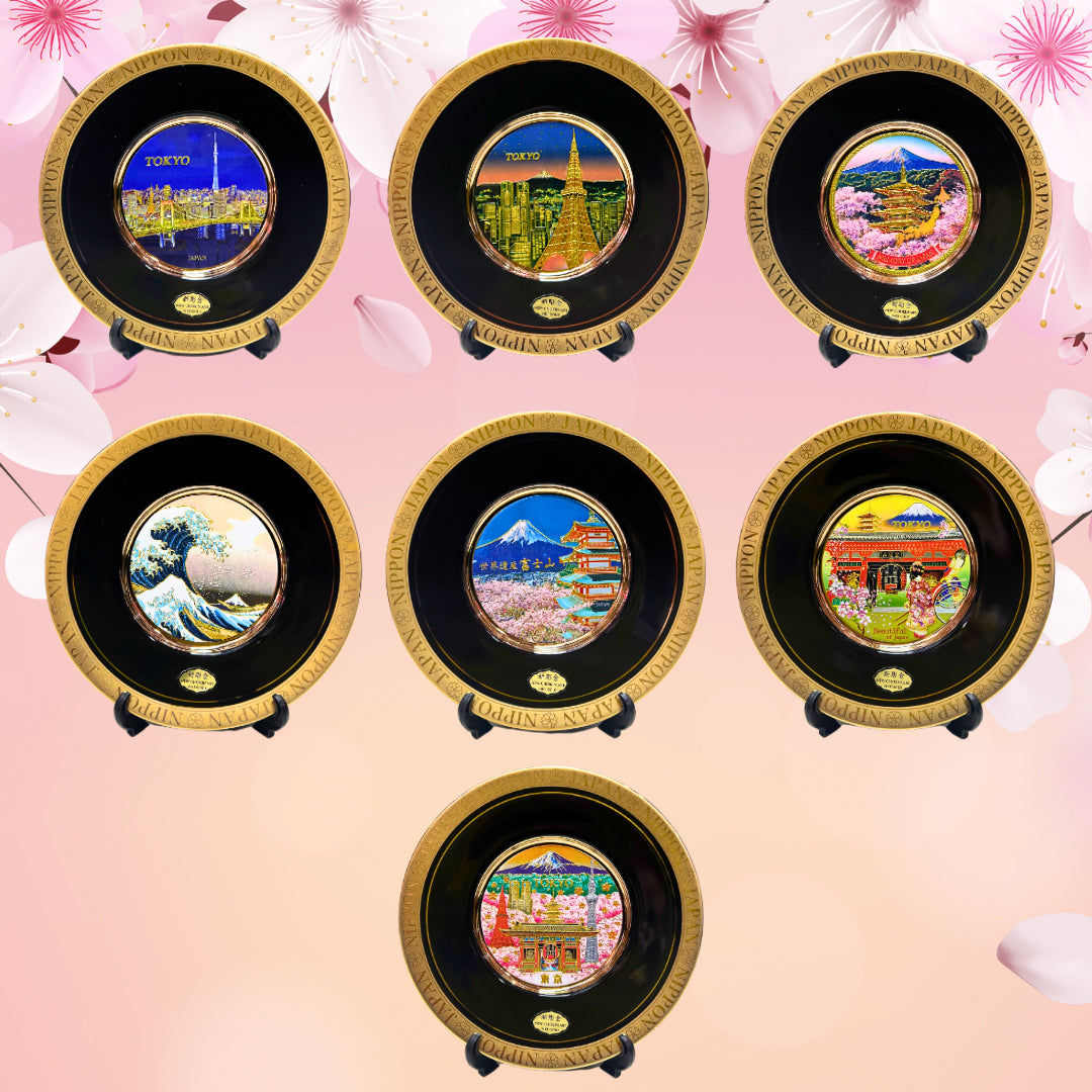6インチ JAPAN 新彫金 飾り皿 – Sparkle Tokyo