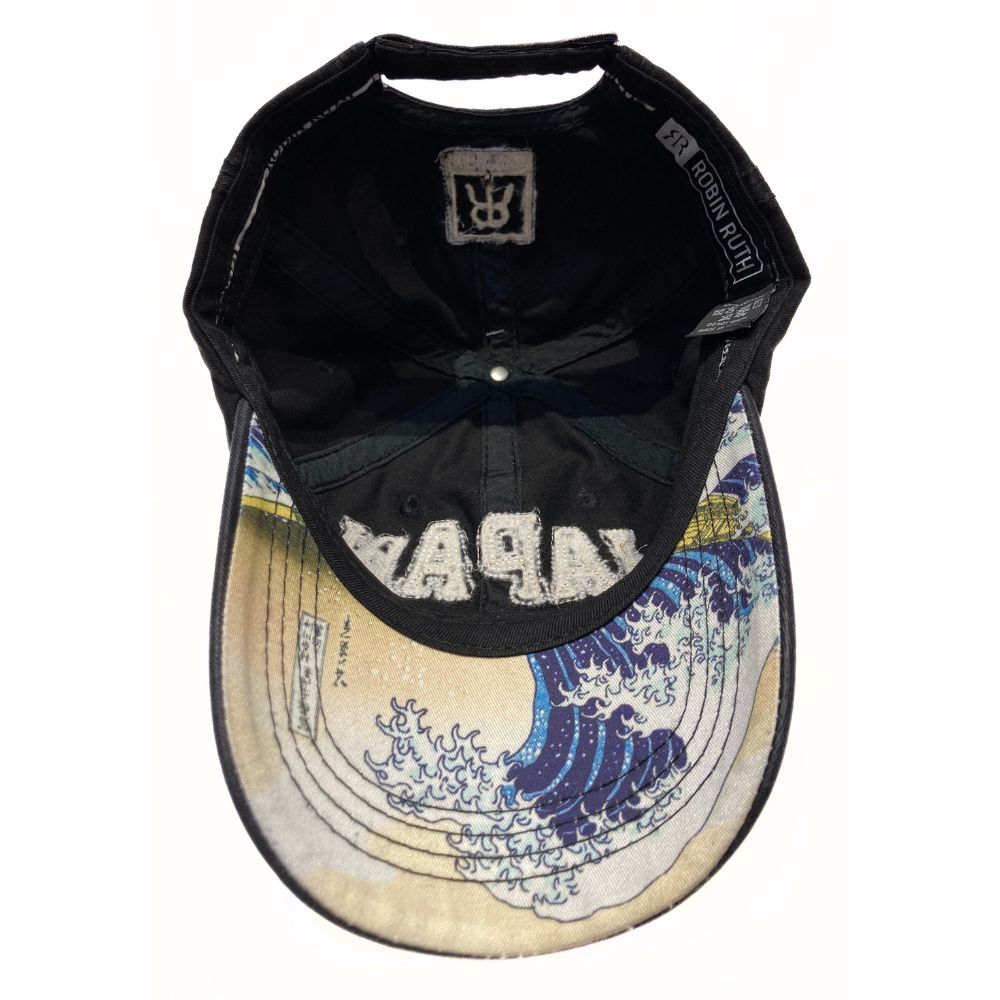 Robin Ruth ロビンルス CAP JAPAN 浮世絵ロゴ 浪裏 ユーズド加工