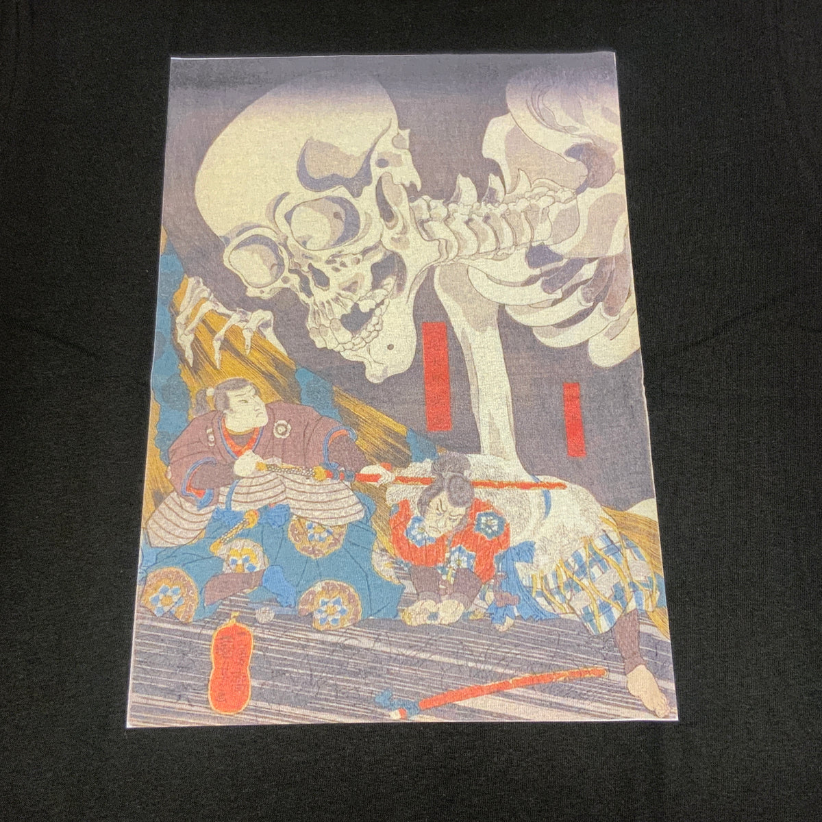 和柄 日本 お土産 Tシャツ 浮世絵 髑髏 どくろ skull bones 外国人
