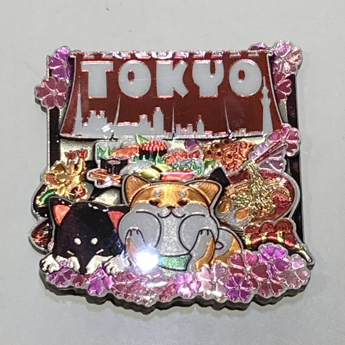 マテリア、キャラデコメインまとめ売り 木製マグネット TOKYO ネオン JAPAN Magnets ご当地 外国人 お