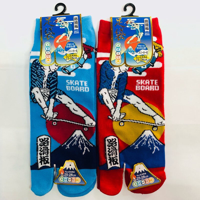 足袋 ソックス スニーカー丈 和柄 靴下 スポーツ スケボー助六