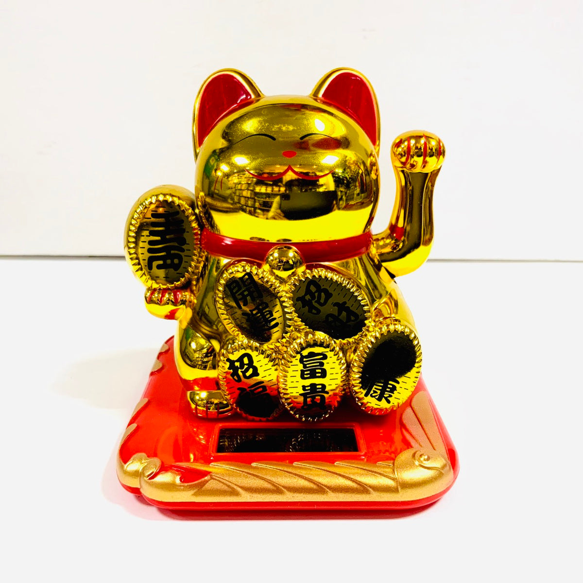 ソーラー 招き猫 金運 開運 小判 猫 Lucky cat 日本 お土産 大サイズ | 外国人向けお土産 東京浅草Sparkle – Sparkle  Tokyo