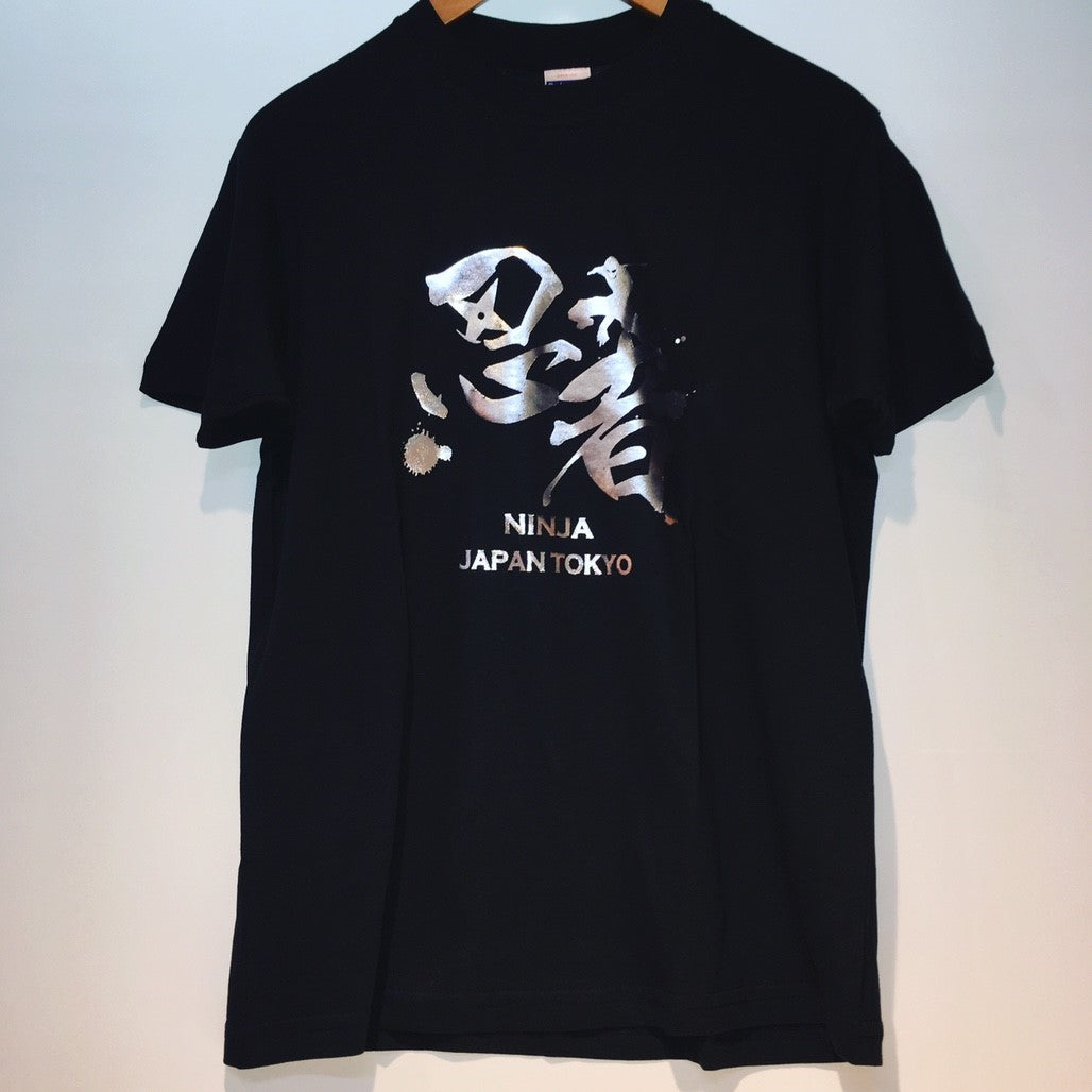 忍者 銀箔 Tシャツ