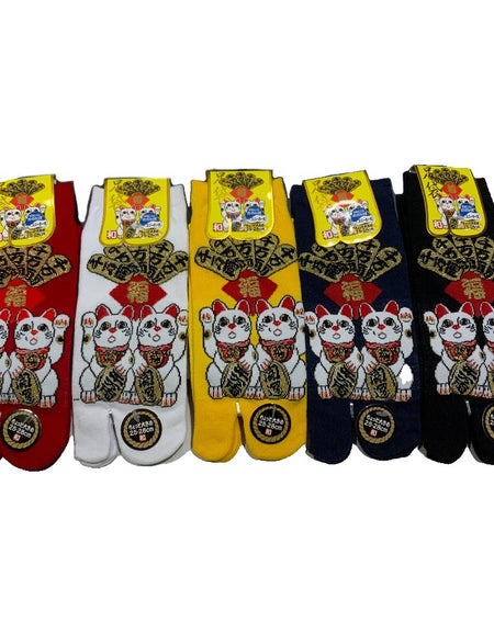 足袋ソックス メンズ 招き猫