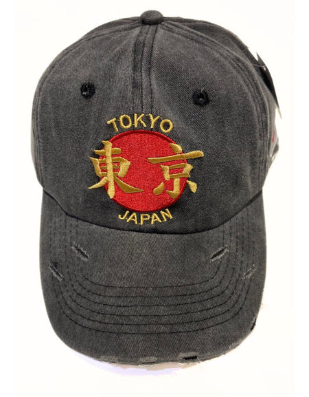 ダメージ仕上 日の丸 東京 CAP