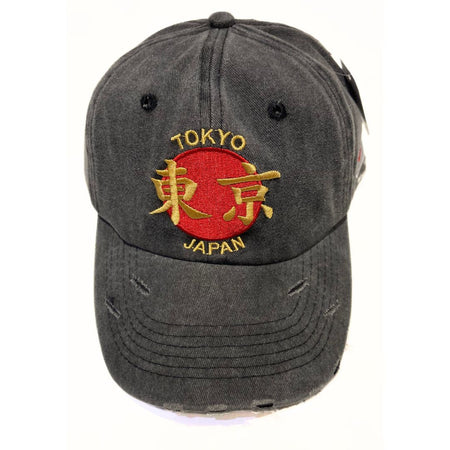 ダメージ仕上 日の丸 東京 CAP