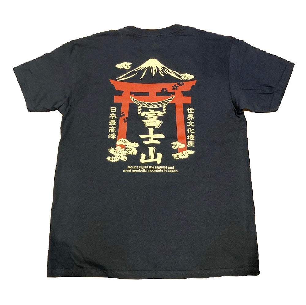 富士山と鳥居 Tシャツ