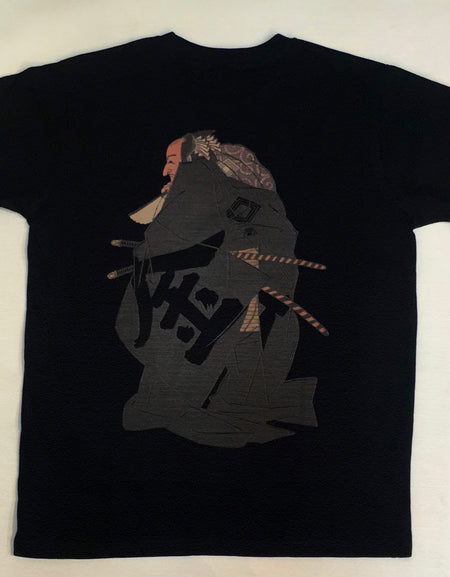 抜染 スラブ 金 天狗 Tシャツ