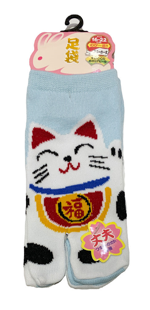 足袋ソックス キッズ  招き猫