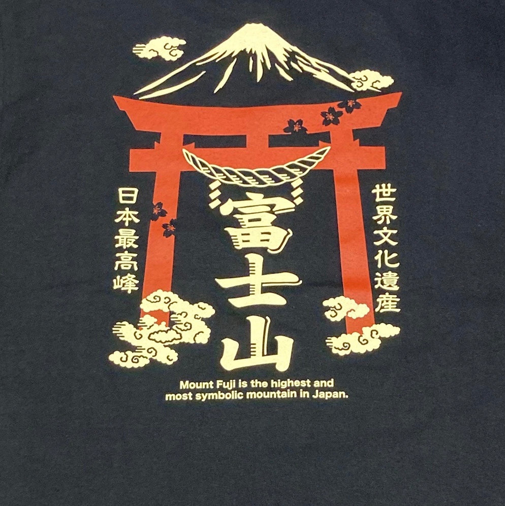 富士山と鳥居 Tシャツ