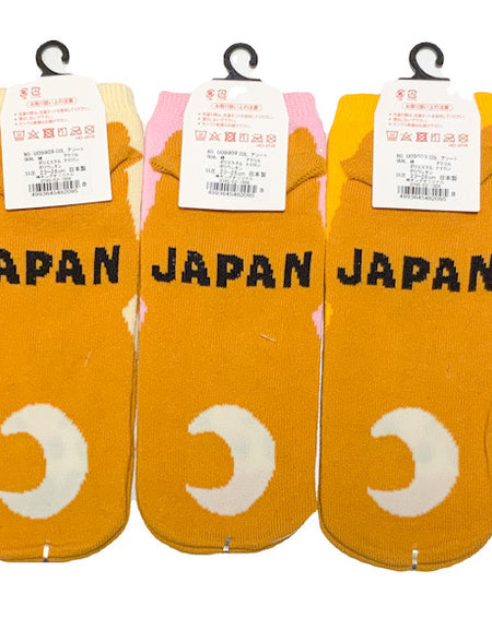 先丸ソックス　柴犬と招き猫