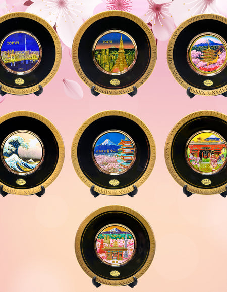 6インチ JAPAN 新彫金 飾り皿