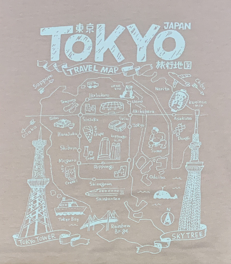 TOKYO MAP kids Tシャツ