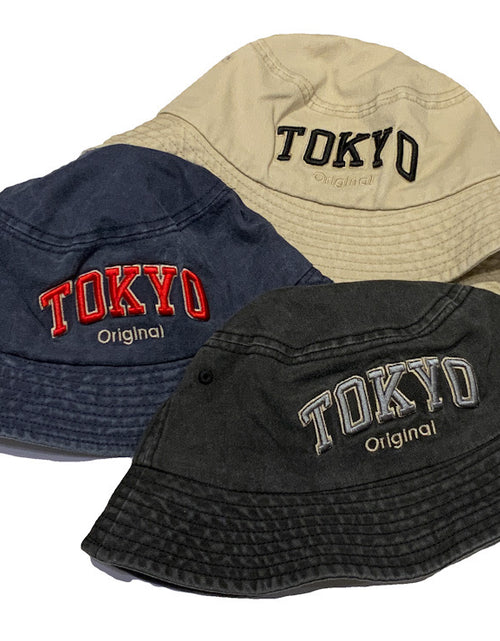 Load image into Gallery viewer, Robin Ruth ロビンルス Bucket Hat 刺繍ロゴ TOKYO
