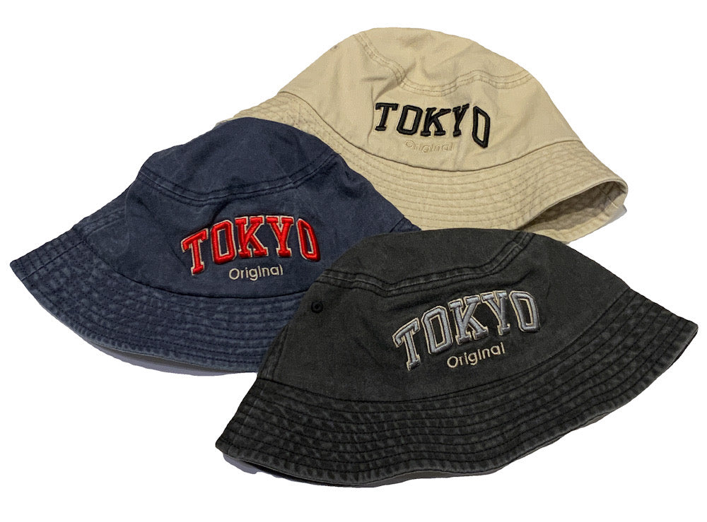 Robin Ruth ロビンルス Bucket Hat 刺繍ロゴ TOKYO