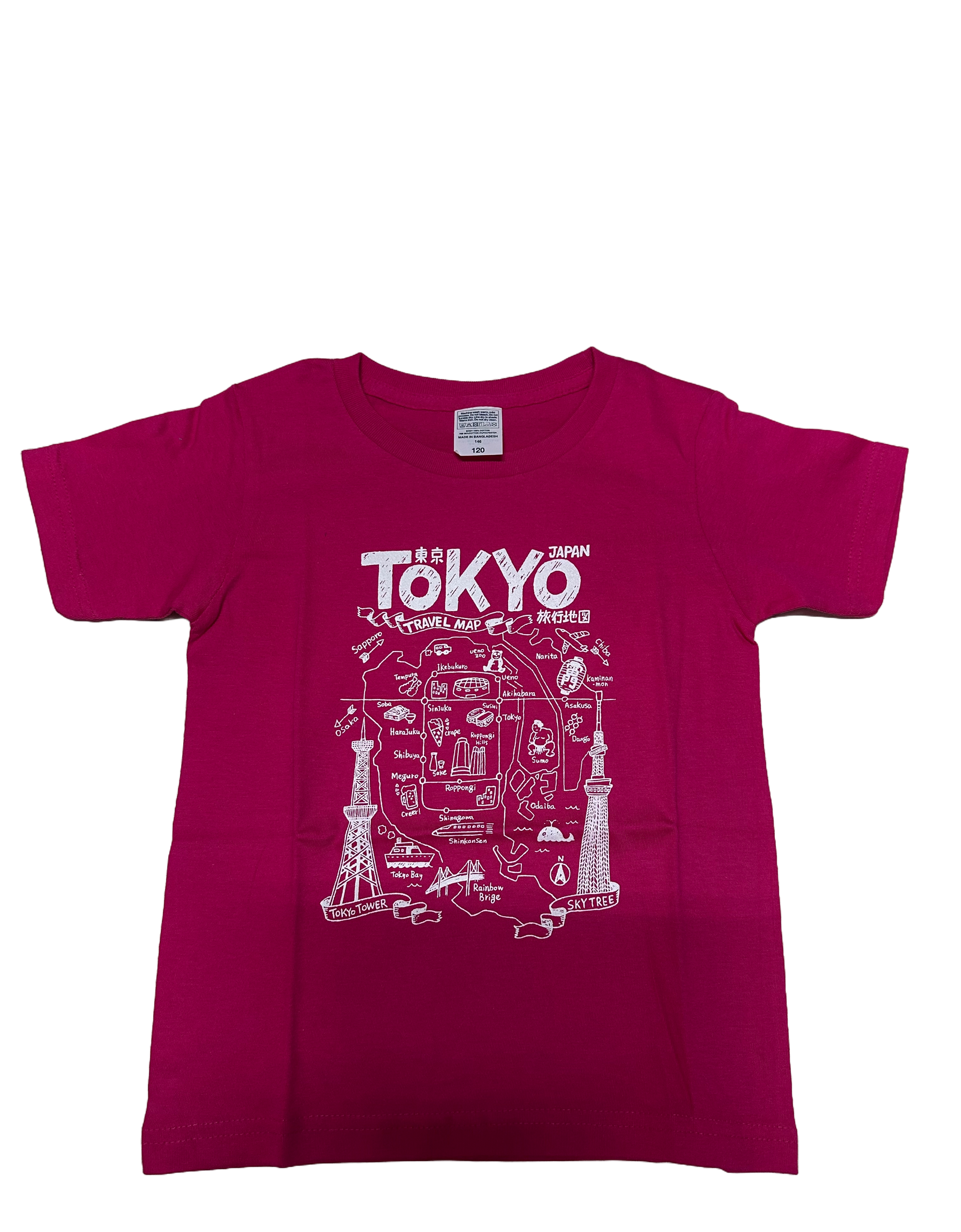 KIDS T-SHIRTS TOKYO MAP　子供　Tシャツ