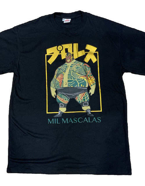 ギャラリービューアに画像を読み込む, プロレス MIL MASCALAS Tシャツ
