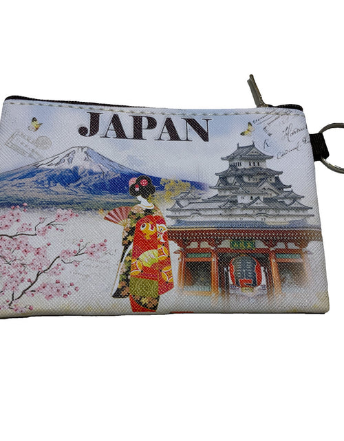 Load image into Gallery viewer, 和柄ミニポーチ　招き猫　神奈川沖浪裏　舞妓
