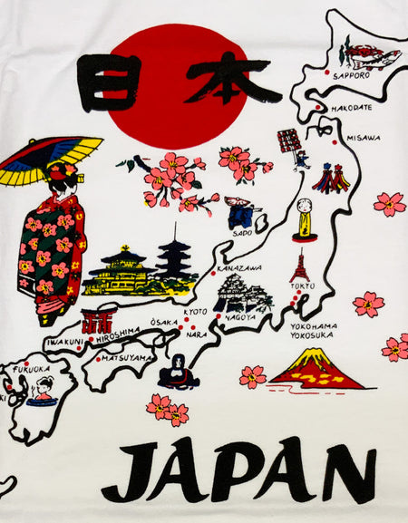 日本地図 kids Tシャツ