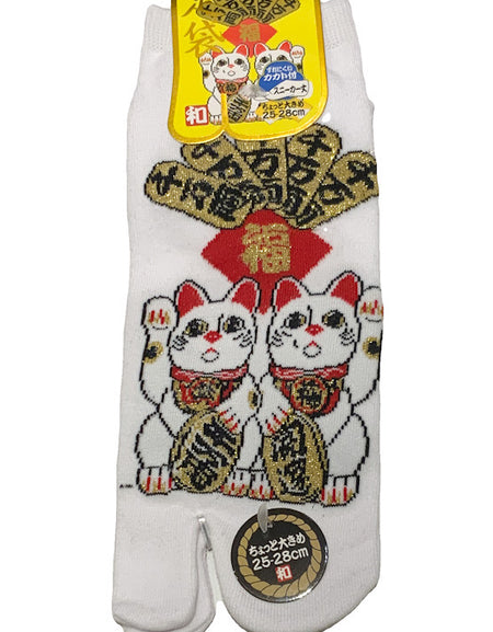 足袋ソックス メンズ 招き猫