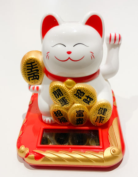 ソーラーフィギュア招き猫   (小)