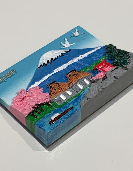 マグネット　富士山　村　JAPAN