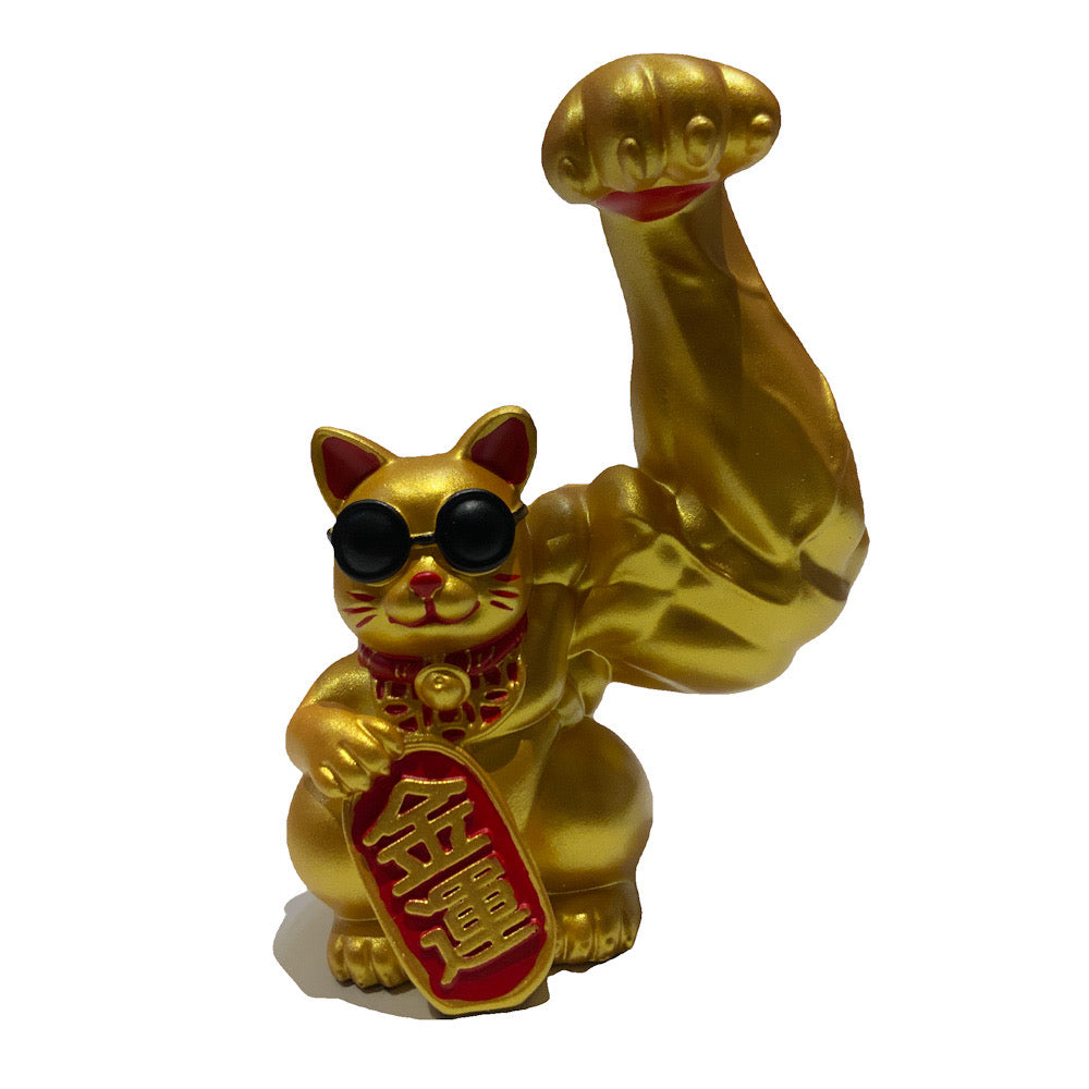 マッチョ　マッスルペア　招き猫　Macho Muscle Pair Lucky Cat