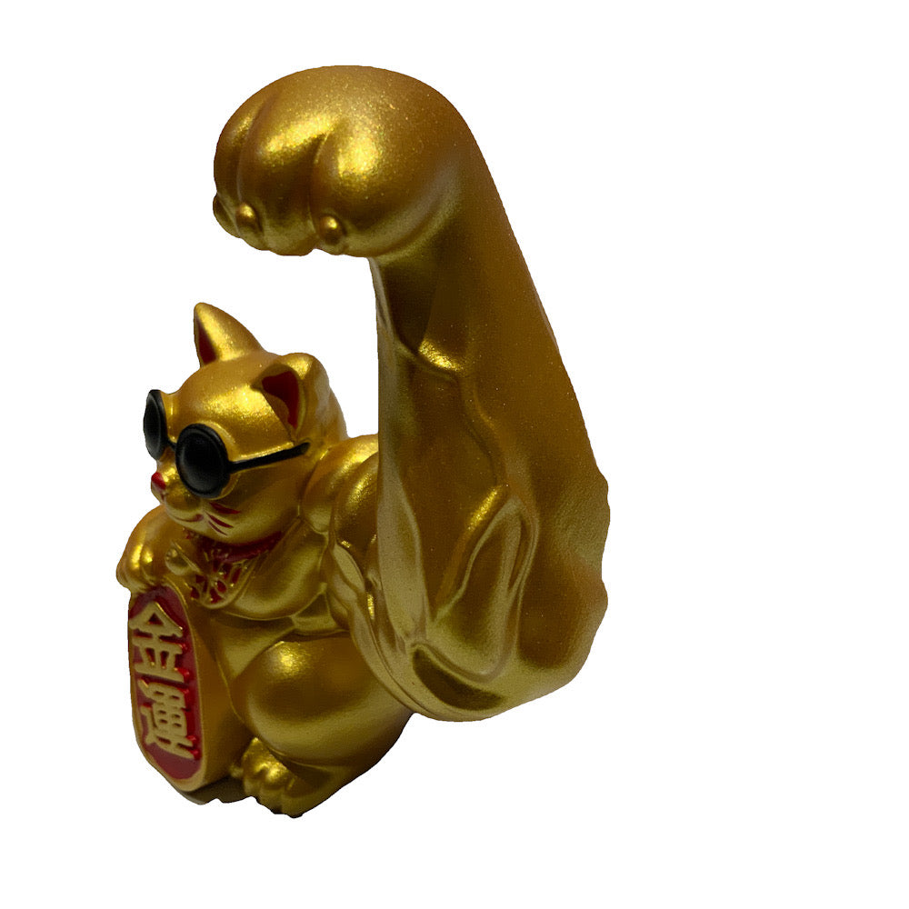 マッチョ　マッスルペア　招き猫　Macho Muscle Pair Lucky Cat