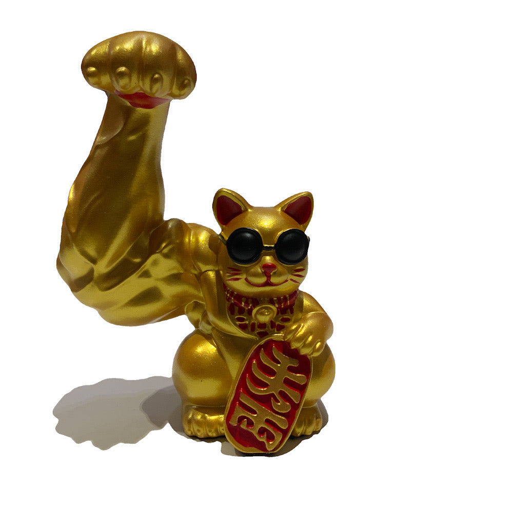 マッチョ　マッスルペア　招き猫　Macho Muscle Pair Lucky Cat