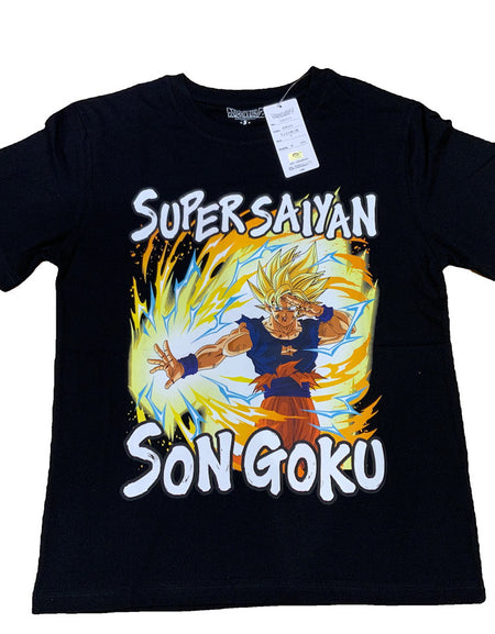 ドラゴンボールZ  スーパーサイヤ人　孫悟空 Tシャツ Dragon Ball Z Super Saiyan Son Goku Tshirts