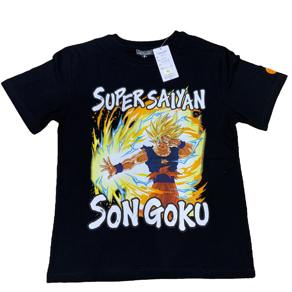 ドラゴンボールZ  スーパーサイヤ人　孫悟空 Tシャツ Dragon Ball Z Super Saiyan Son Goku Tshirts