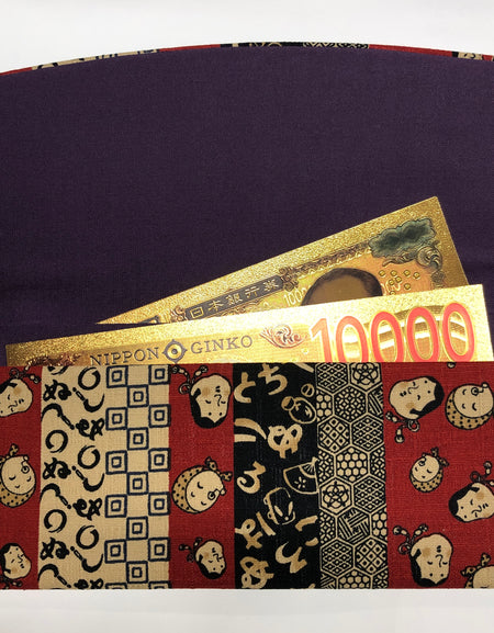 日本製 時代小紋　長財布