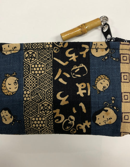 ギャラリービューアに画像を読み込む, 日本製 時代小紋 竹玉付 小銭入

