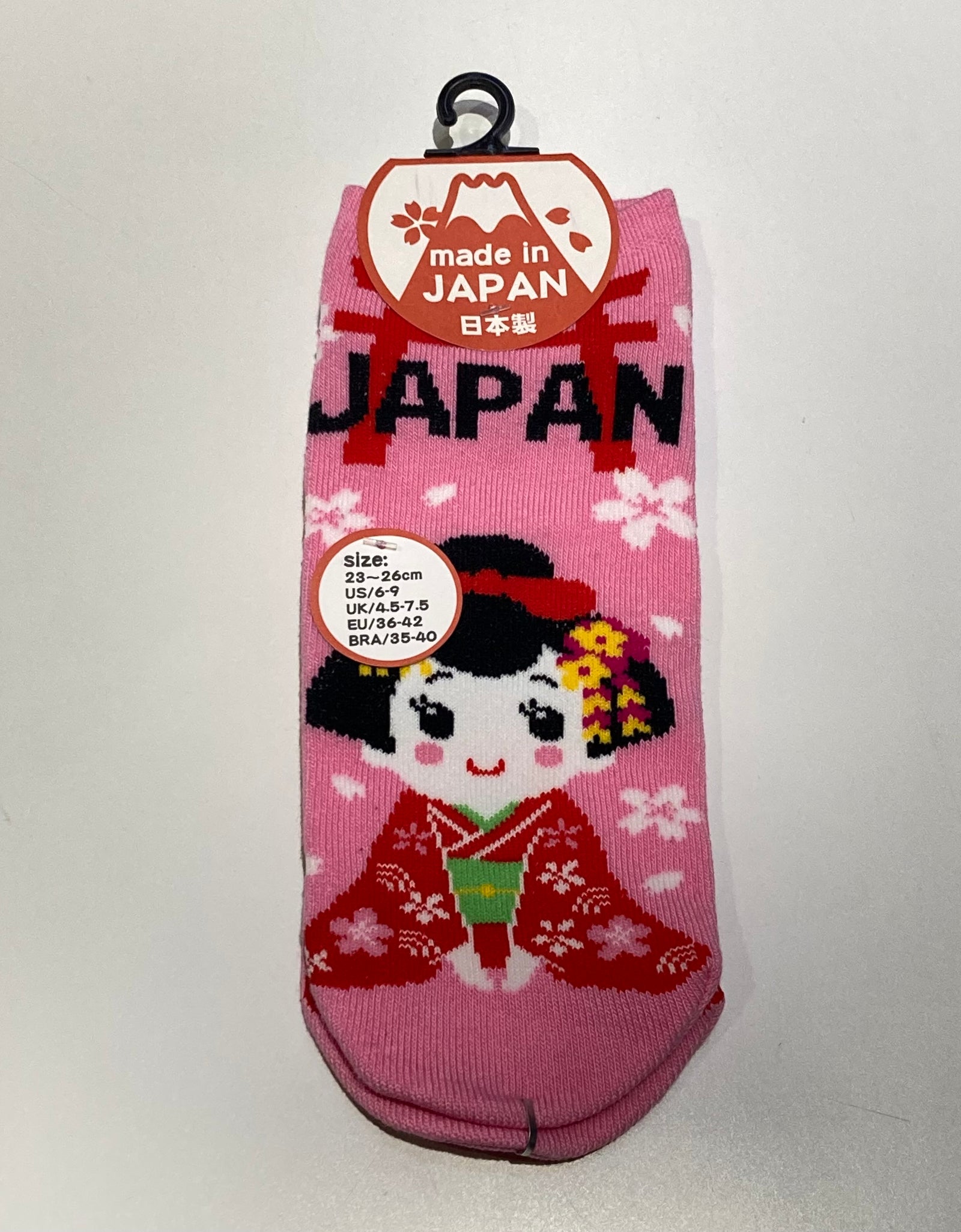 おもしろい先丸ソックス 舞妓