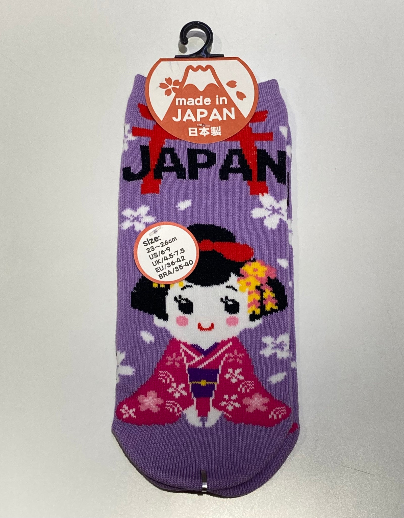 おもしろい先丸ソックス 舞妓