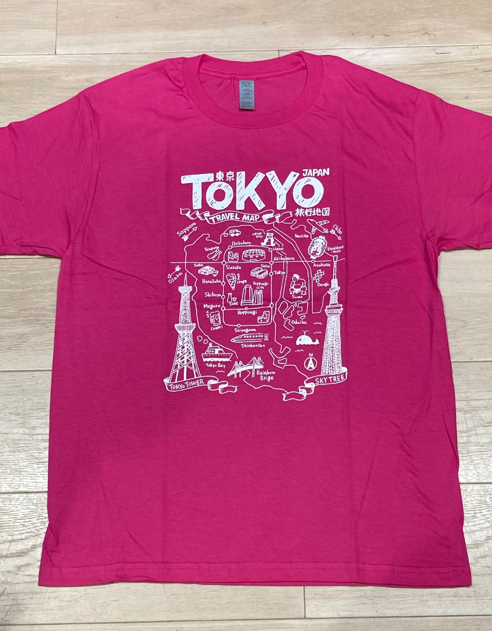 Tokyo Map Tシャツ