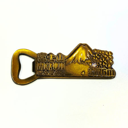 栓抜きMG富士山 マグネット bottle opener  mount Fuji JAPAN Magnets 外国人 お土産 スーベニア souvenir ホームステイ