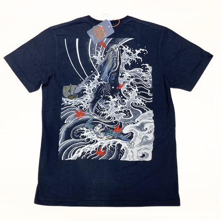 HYPER TYGER TSHIRTS WHALE tシャツ クジラ 波 和柄
