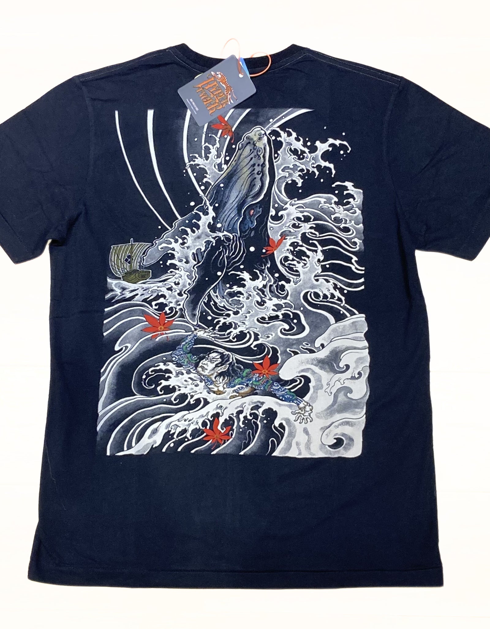 HYPER TYGER TSHIRTS WHALE tシャツ クジラ 波 和柄