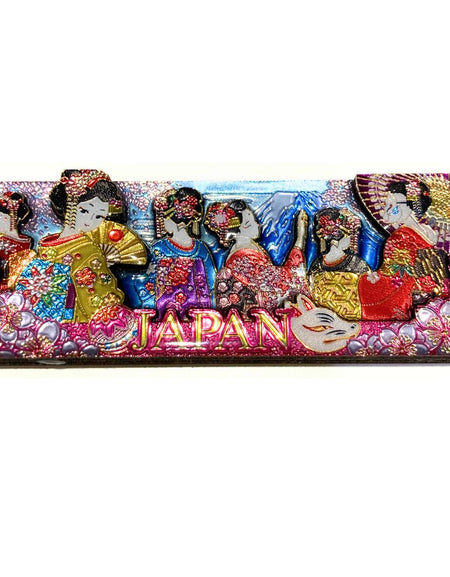 立体木製マグネット ロング 舞妓づくし