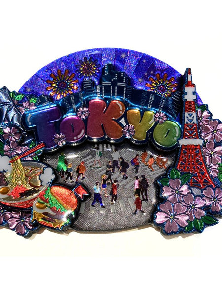 木製マグネット 東京スクランブル