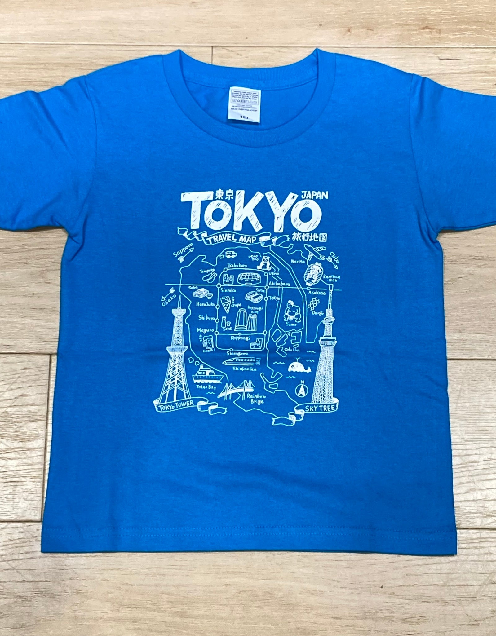 KIDS TOKYO MAP Japan Tシャツ