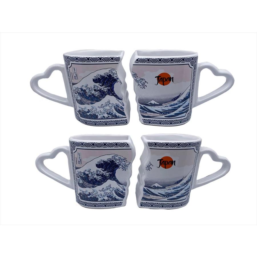 Robin Ruth ペアマグカップ PAIR MUG TOKYO 波裏
