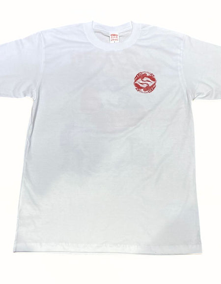 鶴 日の丸 波 Tシャツ