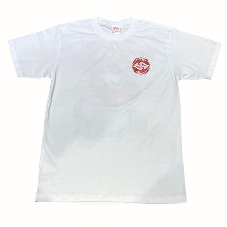 鶴 日の丸 波 Tシャツ