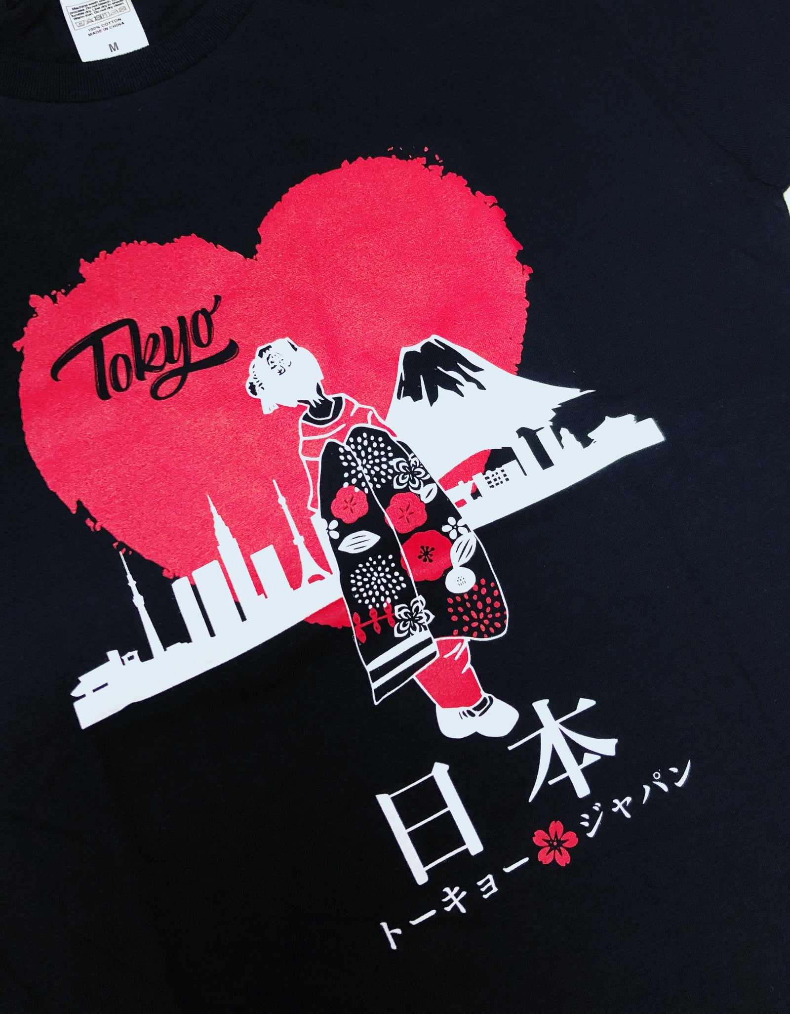 東京 日本 お土産 トーキョー ジャパン スーベニア 舞妓 Tシャツ TOKYO