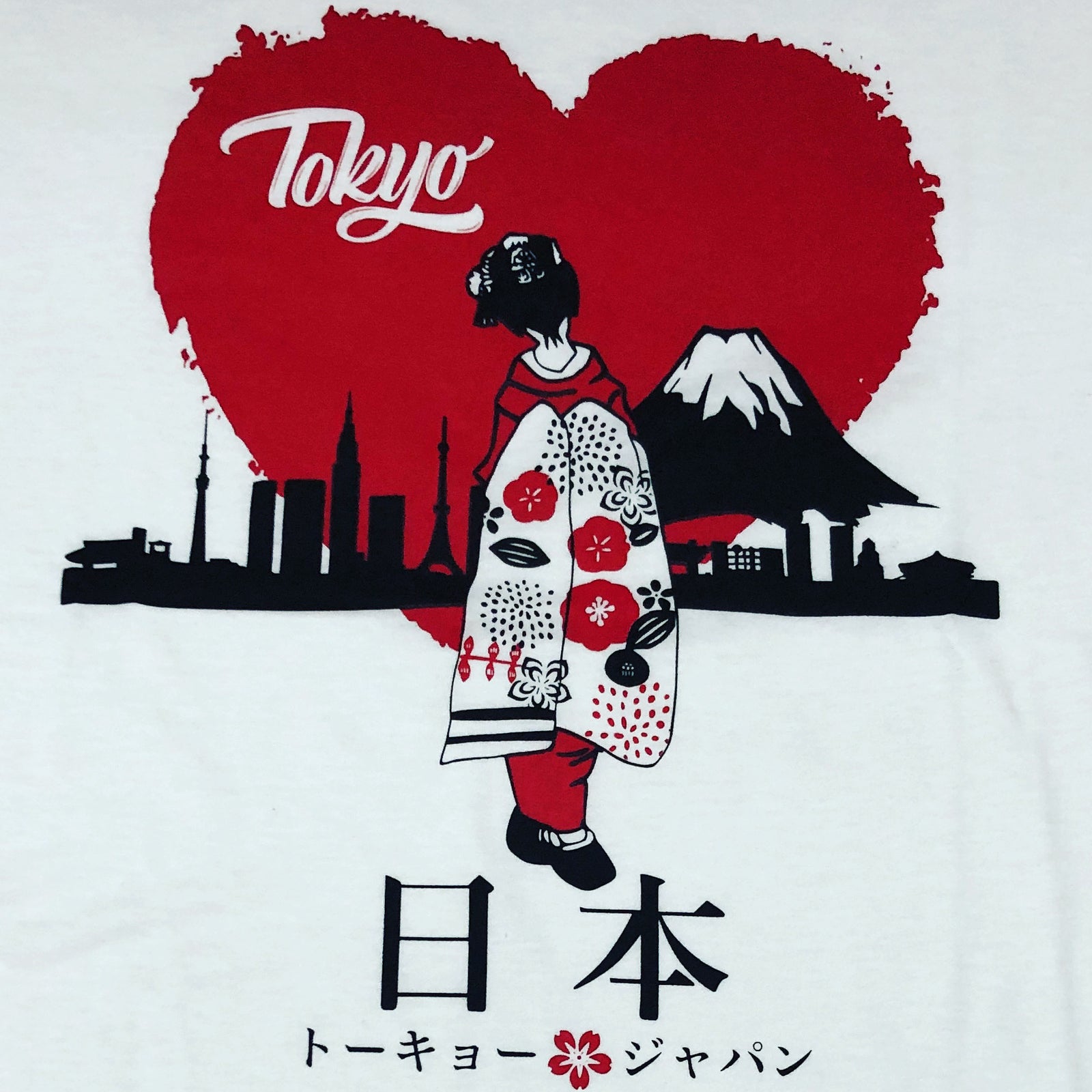 東京 日本 お土産 トーキョー ジャパン スーベニア 舞妓 Tシャツ TOKYO