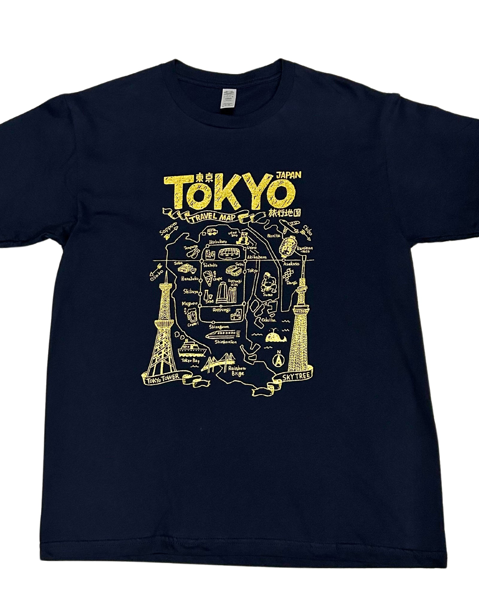 TOKYO MAP Tシャツ