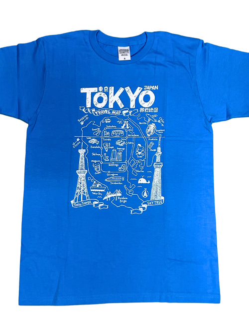 Load image into Gallery viewer, TOKYO MAP Tシャツ
