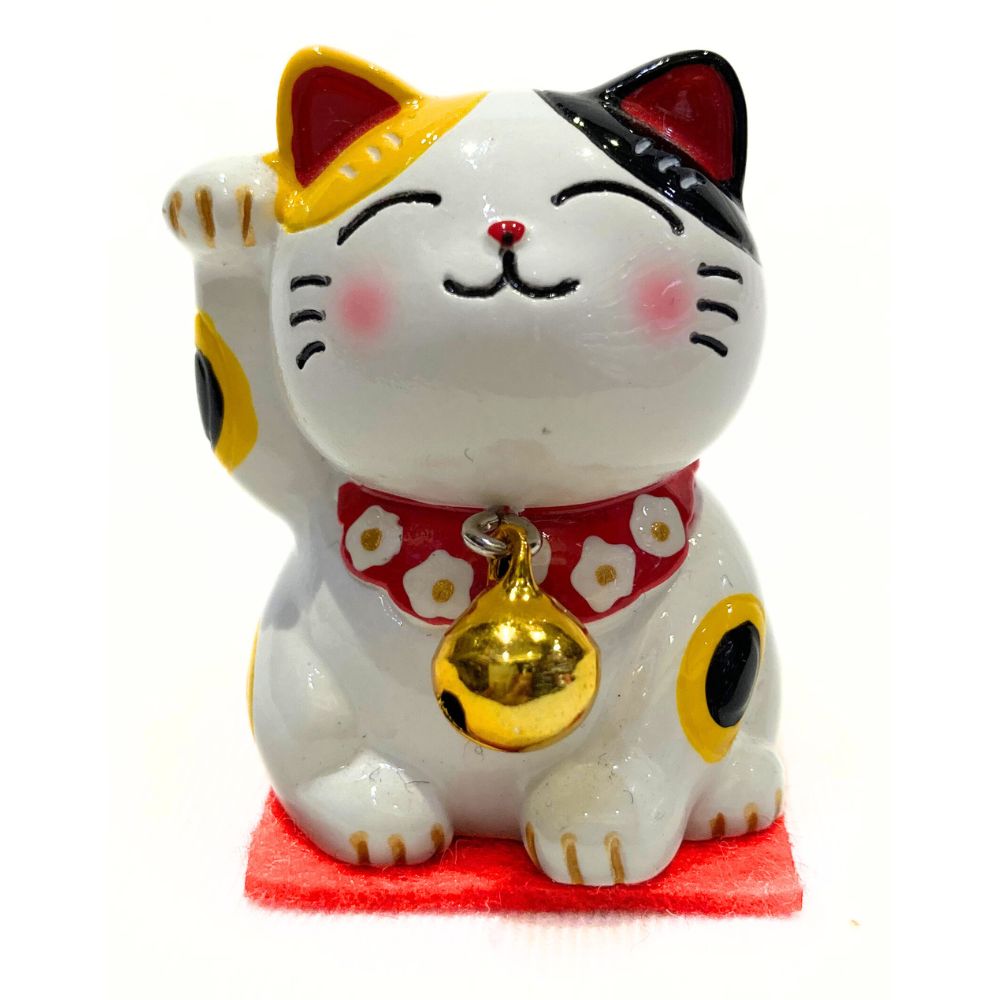 柴犬 招き猫 白狐 ミニサイズ 置物 日本 お土産 dog cat fox minifigure